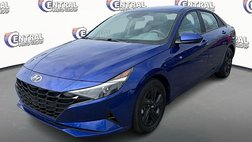 2022 Hyundai Elantra Hybrid Blue