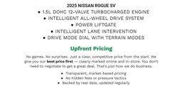 2025 Nissan Rogue SV