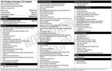 2015 Subaru Forester 2.5i Limited