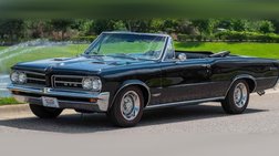 1964 Pontiac Le Mans PHS Docs, Triple Black, GTO Badged, Power Top, Classic
