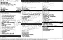 2016 Ram Ram Pickup 1500 Outdoorsman