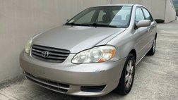 2003 Toyota Corolla CE