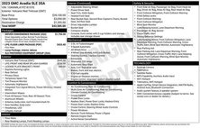 2023 GMC Acadia SLE