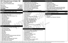 2017 Chevrolet Cruze LS Auto