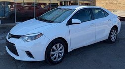 2016 Toyota Corolla LE