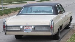 1967 Cadillac Brougham All chrome and hubcaps are intact and original to car.