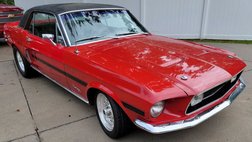 1968 Ford Mustang 50K MILES, Original 289 V8, Candy Apple Red/Black