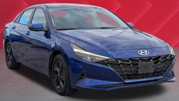 2021 Hyundai Elantra Hybrid Blue