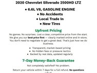 2020 Chevrolet Silverado 2500HD LTZ