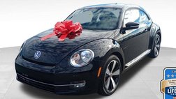 2012 Volkswagen Beetle Black Turbo