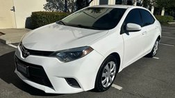 2015 Toyota Corolla LE Plus