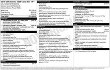 2015 GMC Savana 2500