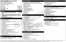 2009 HUMMER H2 Luxury