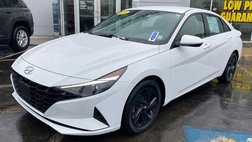 2021 Hyundai Elantra Hybrid Blue