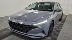 2021 Hyundai Elantra Hybrid Blue