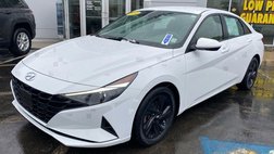 2021 Hyundai Elantra Hybrid Blue
