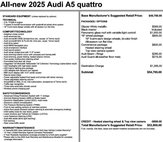 2025 Audi A5 quattro Premium TFSI