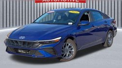 2025 Hyundai Elantra Hybrid Blue
