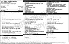 2020 Toyota RAV4 Adventure