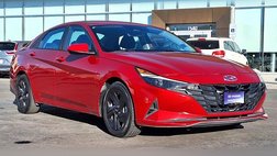 2022 Hyundai Elantra Hybrid Blue