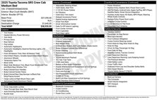 2025 Toyota Tacoma SR5