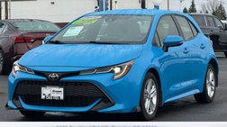 2019 Toyota Corolla Hatchback SE