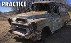 1955 GMC Panel Yard Art