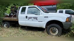 2001 Ford F-350 Flat Bed Boss Snow Plow