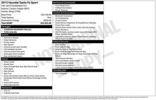 2013 Hyundai Santa Fe Sport 2.4L