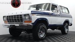 1979 Ford Bronco Ranger XLT 1 Owner Original Title! V8 4x4 Auto AC
