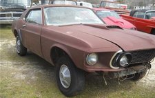 1969 Ford Mustang Rolling body minus engine and trans