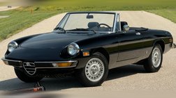 1976 Alfa Romeo Spider Iniezione, 2000cc, 5spd, Black, Runs & Drives Well