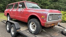 1971 Chevrolet Suburban 4x4 1/2 ton BARN DOOR C10 K5 K20