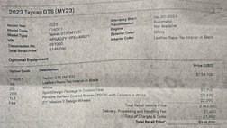 2023 Porsche Taycan GTS