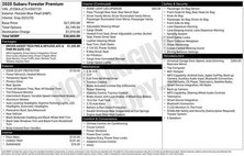 2020 Subaru Forester Premium