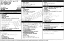 2023 Cadillac Escalade Sport