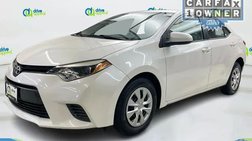 2016 Toyota Corolla LE Eco