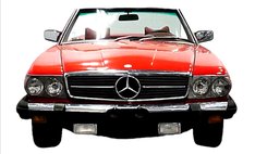 1979 Mercedes-Benz SL-Class 450 SL Convertible, Red on Red, Classic 450SL