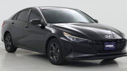 2022 Hyundai Elantra Hybrid Blue