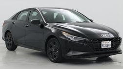 2021 Hyundai Elantra Hybrid Blue