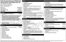 2026 Chevrolet Silverado 3500HD Work Truck