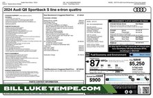 2024 Audi Q8 Sportback e-tron quattro Premium Plus S line