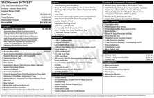 2022 Genesis GV70 2.5T Standard