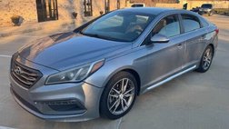 2017 Hyundai Sonata 2.0T Sport FWD with Black Leather Interior
