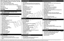 2013 Chrysler Town and Country Touring