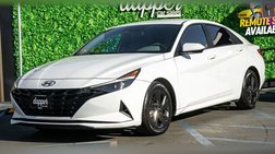 2021 Hyundai Elantra Hybrid Blue