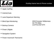 2023 Subaru Forester Wilderness