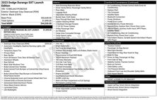 2023 Dodge Durango SXT Launch Edition