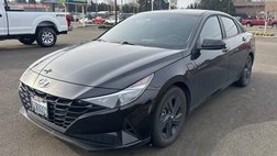 2021 Hyundai Elantra Hybrid Blue