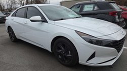 2021 Hyundai Elantra Hybrid Blue